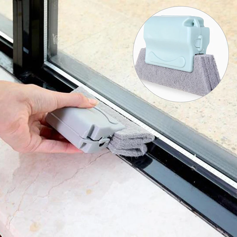 1Pc New Useful Microfiber Window Cleaning Brush Air Conditioner Duster Cleaner With Washable Venetian Blind Blade Cloth | Дом и сад