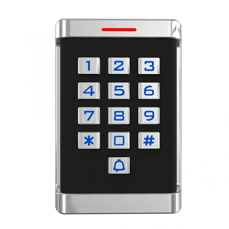 125 кГц RFID Wiegand 26 дверь металлическая машина контроля доступа с 10 ID карты DC12V-24V