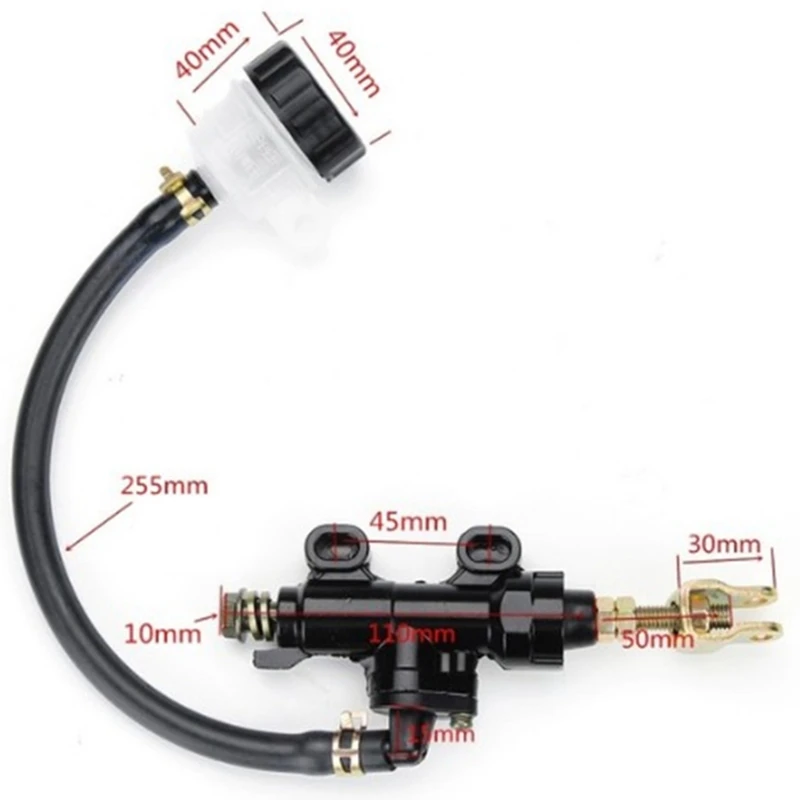 Мотоцикл задний ножной гидравлический тормозной насос ремонт задний тормозной цилиндр насос для Suzuki Kawasaki Honda Yamaha