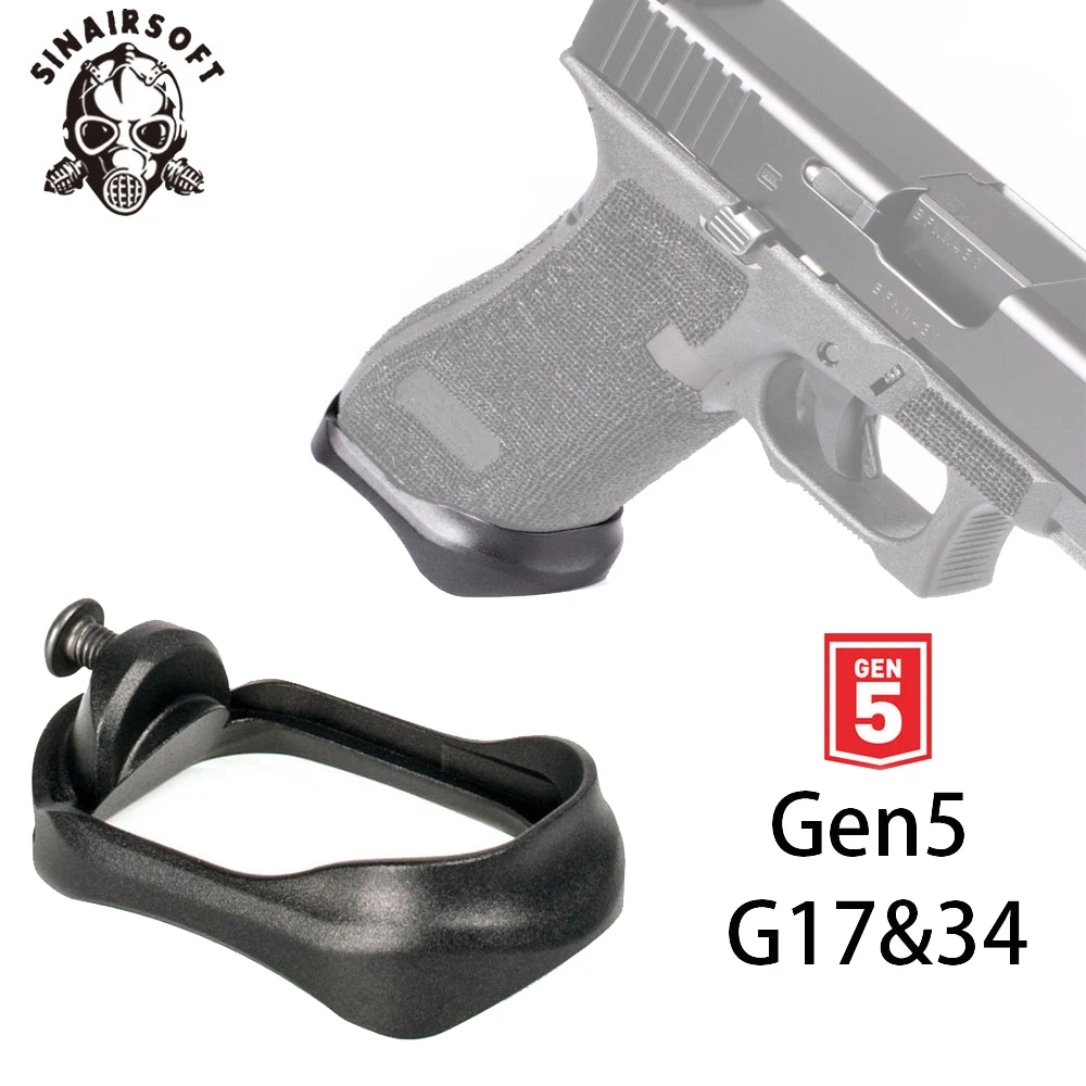 Тактический алюминиевый удлинитель для журналов с ЧПУ Glock Mag- Well Magwell Grip Adater Base Pad