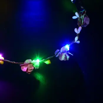 

New Glowing Wreath LED Light Wreath Headwear Tourist Attraction Hair Ornaments Hairband decoration Accessories