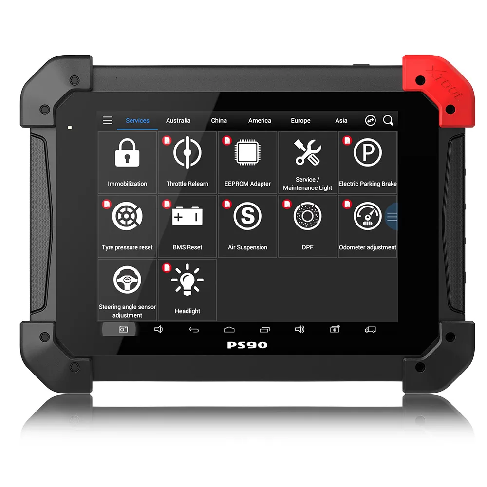 Диагностическая система XTOOL PS90 PRO для автомобилей и грузовиков поддержка