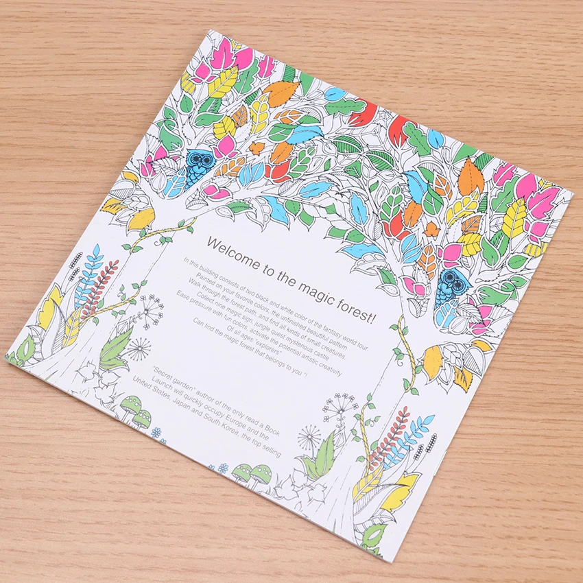 24 Pages Enchanted Forest English Edition Coloring Book For Children Adult Relieve Stress Kill Time Painting Drawing Book 24 Pages Enchanted Forest English Edition Coloring Book For Children Adult Relieve Stress Kill Time Painting Drawing Book
