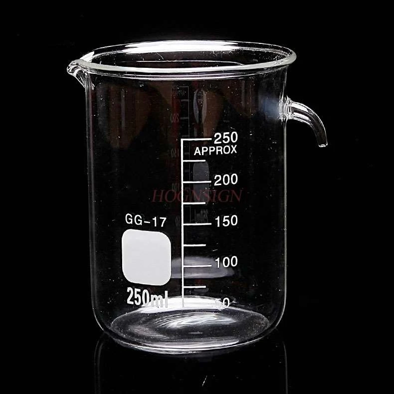 Overflow Cup Glass Overflow Cup Beaker With Mouth Chemical Experiment