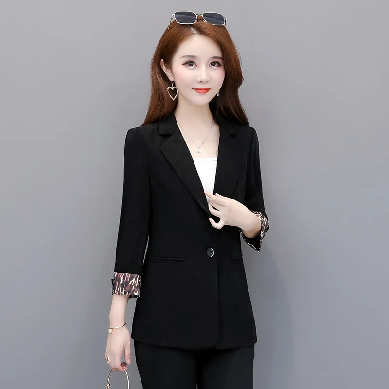 

Fashion Suit Jacket Women's 2019 Autumn New Style Korean-style Popular Elegant Goddess-Style Slim Fit Slimming Casual Tops