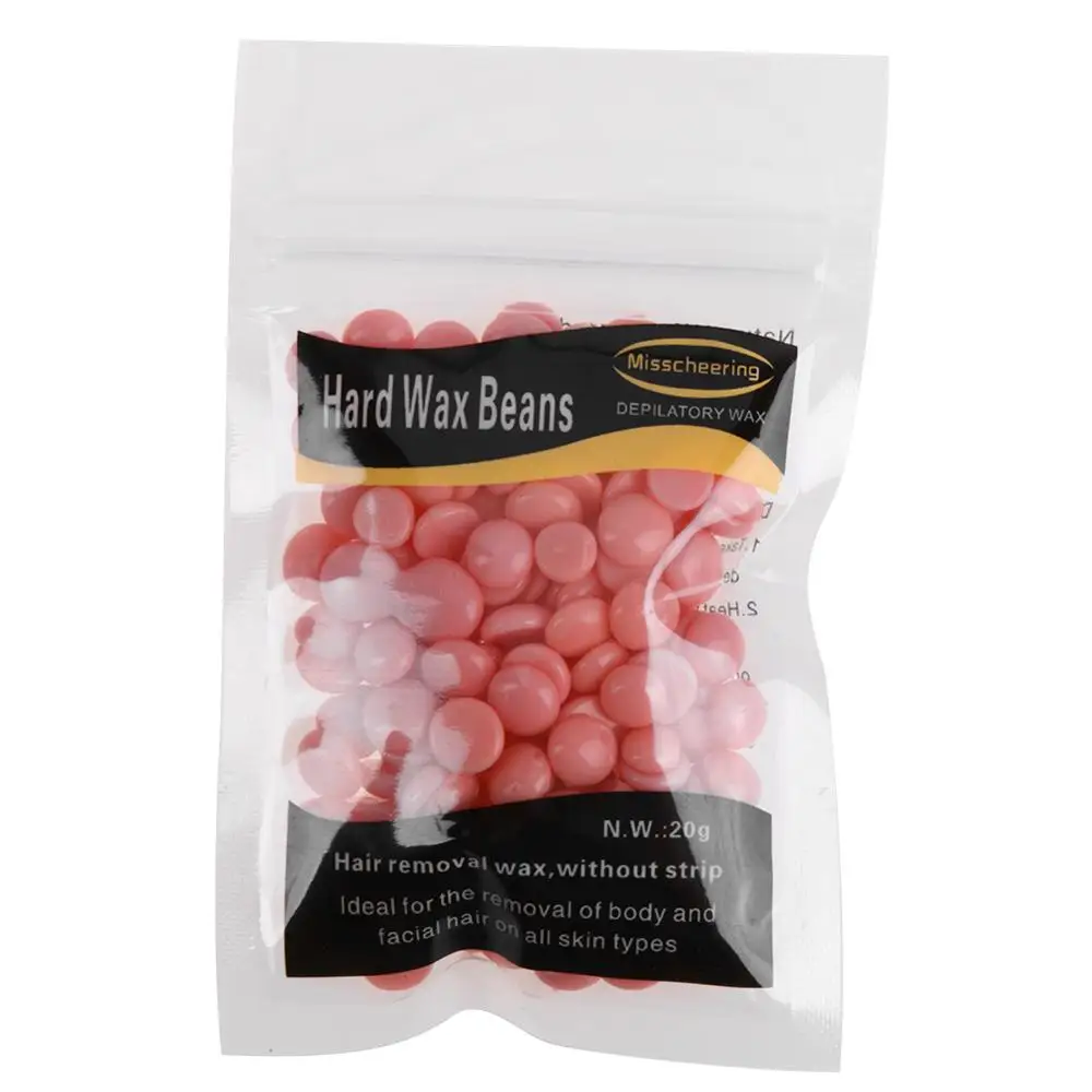 

20g/bag Depilatory Wax Bean Hot Film Hard Wax Pellet Waxing Bean Women Body Face Bikini No Strip Hair Removal Bean