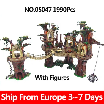 

Lepining Star Wars 05047 Ewok Village Architecture Building Blocks Set 10236 Kids Toys For Children Gift King Bricks Lepinblocks