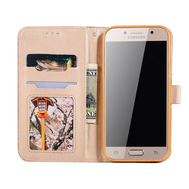 Чехол для samsung Galaxy A5 A7 A720 блестщик чехол Флип кожаный Стенд кошелек чехол для Galaxy A5 A510 чехол kimTHmall