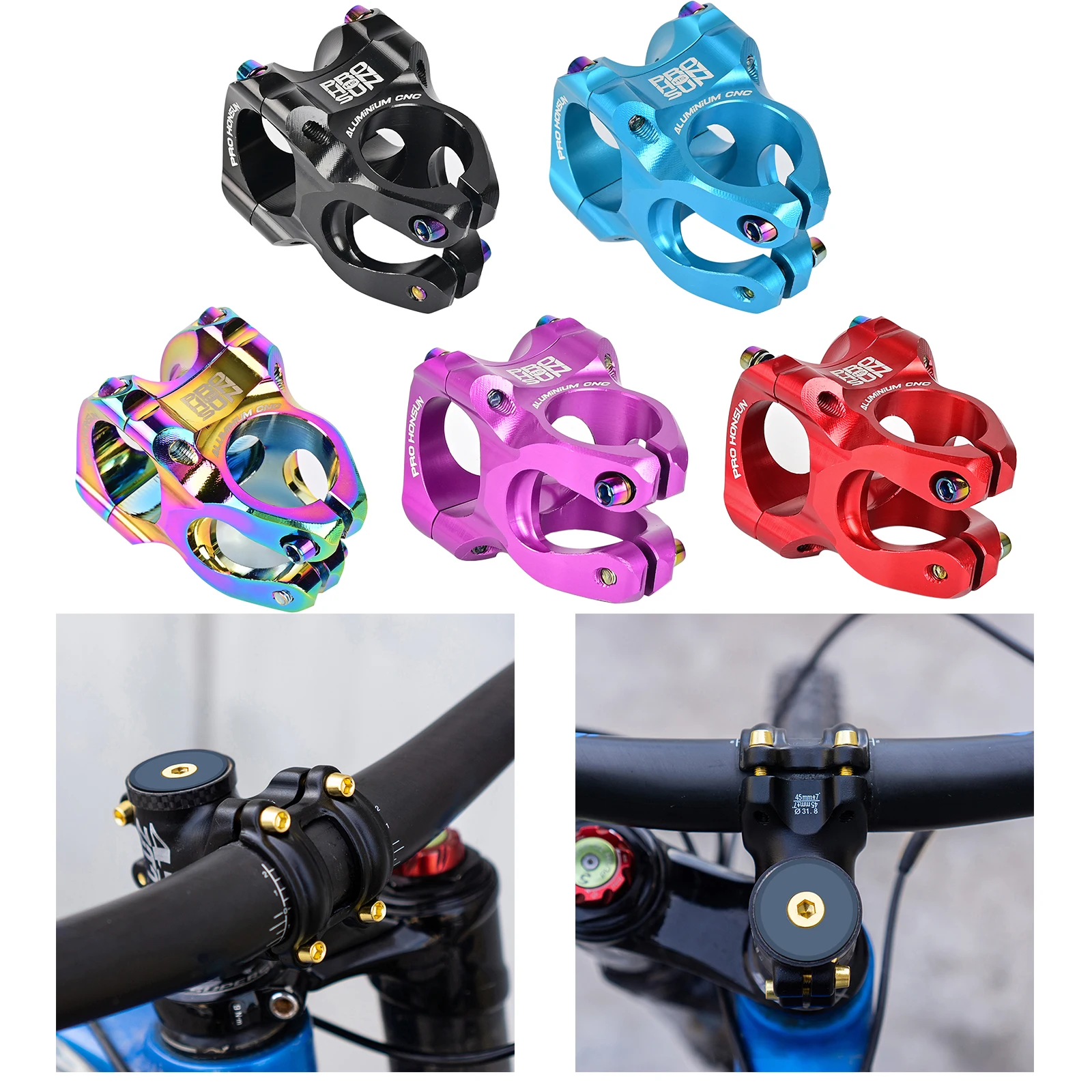MTB 31 8 мм стержень CNC руль велосипеда Сверхлегкий 0 градусов Rise Enduro 28 6 Steerer горный