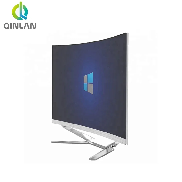 Все в одном + ПК diy производство oem мультимедиа все изогнутый 27 &quotоптом Настольный