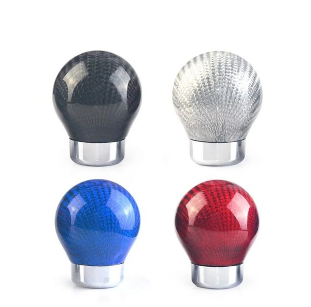 

Универсальный автомобильный рычаг переключения передач AT MT из углеродного волокна и алюминия, рычаг переключения передач MT AT, ручки