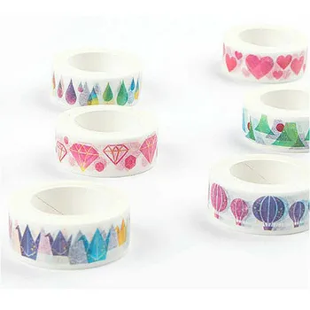 

1pcs Kawaii Washi Tape DIY Beautiful Colorful Decoration for Scrapbooking Delicate Fantasy Masking Tape Adhesive Tape