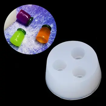 

Mini Jam Jar Bottle Pendant UV Resin Casting Mold Silicone Mold Jewelry Making Tool