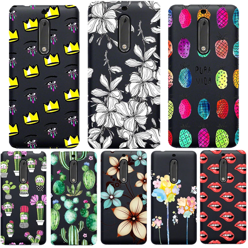 Soft tpu Case For Nokia 5 5.2&quot Full Protection Back Cover Nokia5 TA-1024 TA-1053 TA-1044 Coque Bumper protective shell |