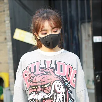 

Reusable mouth face mask Breathing valve PM2.5 Dust-proof маски Breathable maske Anti-fog maski MR146