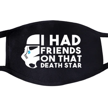 

Star Wars Darth Vader Selfie Stormtrooper Face Masks Mouth Fabric Anti Dust Unisex Black Muffle Dustproof Protective Cover Mask