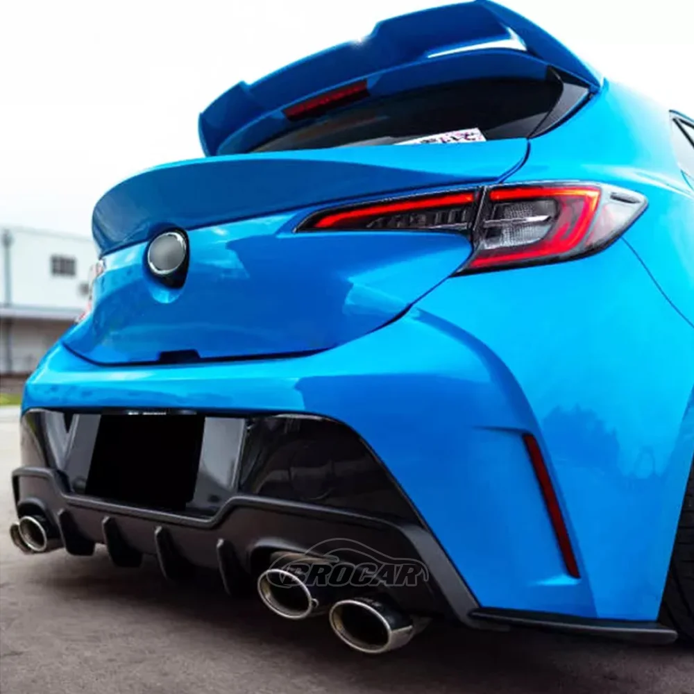 Toyota Corolla Hatchback 2019-present Factory Spoiler Extension w/ Center  Cut (284GFC)