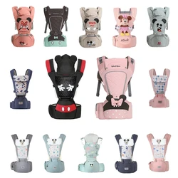Disney – porte bébé ergonomique 3 en 1 de 0 à 48 mois, à la mode, multifonctionnel, siège de hanche pour nouveau nés kangourou 