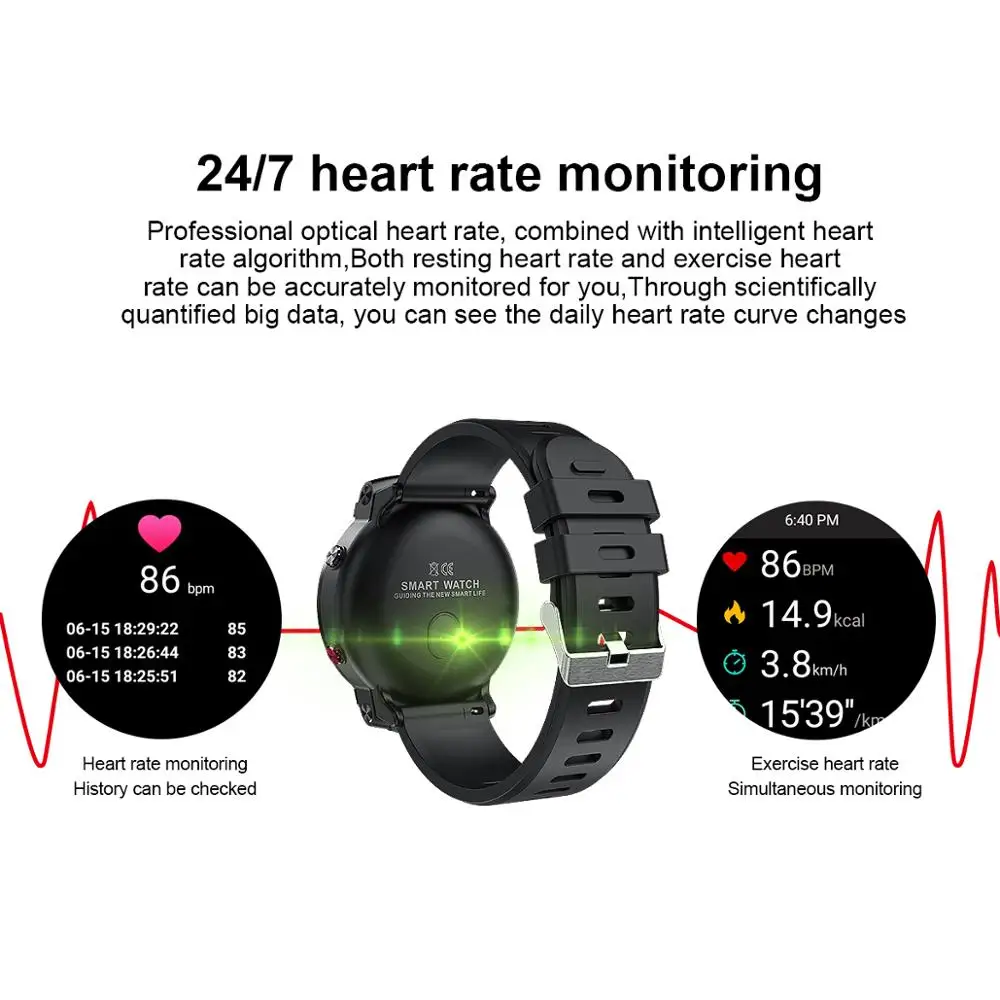 Free Inspirit New Arrival Woman's Solid Shirts ?4G Lte Smart Watch with Dual Cameras 3G+32GB Apps Downloadable Smartwatch for Apple iPhone 11 Pro Samsung S20+ XiaoMi POCO F2