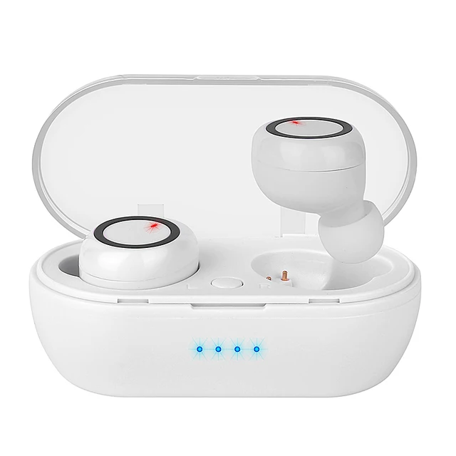 Y50 TWS Bluetooth Earphones Wireless Headphones Smart Touch Control HD Stereo Headsets Sport V5.0 Earbuds With Mic Charing Box Y50 white black