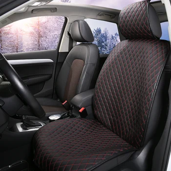

Waterproof PU Leather Car Seat Cover Auto Front Back Carseat Cushion Protector Pad Mat Fit Most Car Accessories Interior