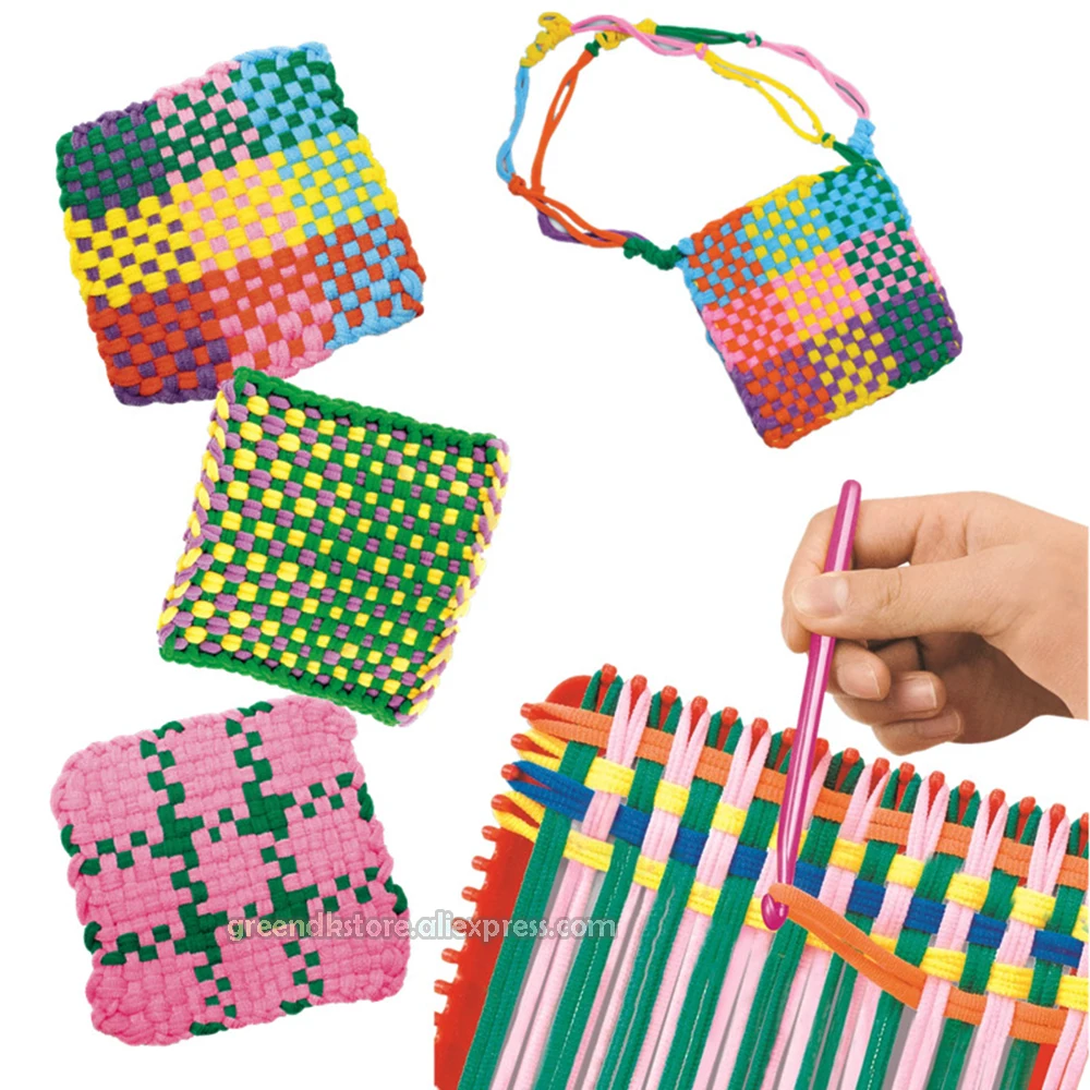 192pcs Potholder Weaving Loom Loops Multicolored Elastic Loom Bands for  Kids 