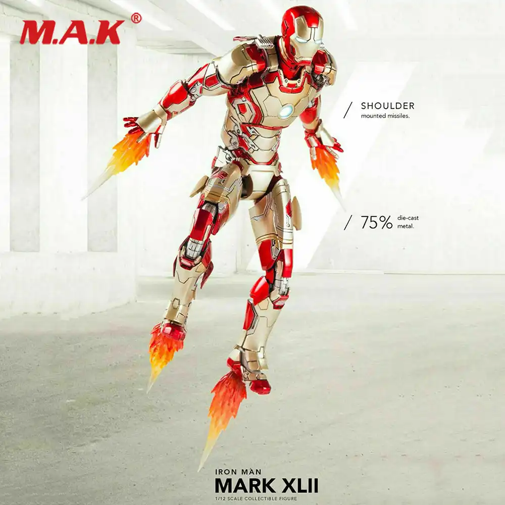 muñeco de iron man articulado