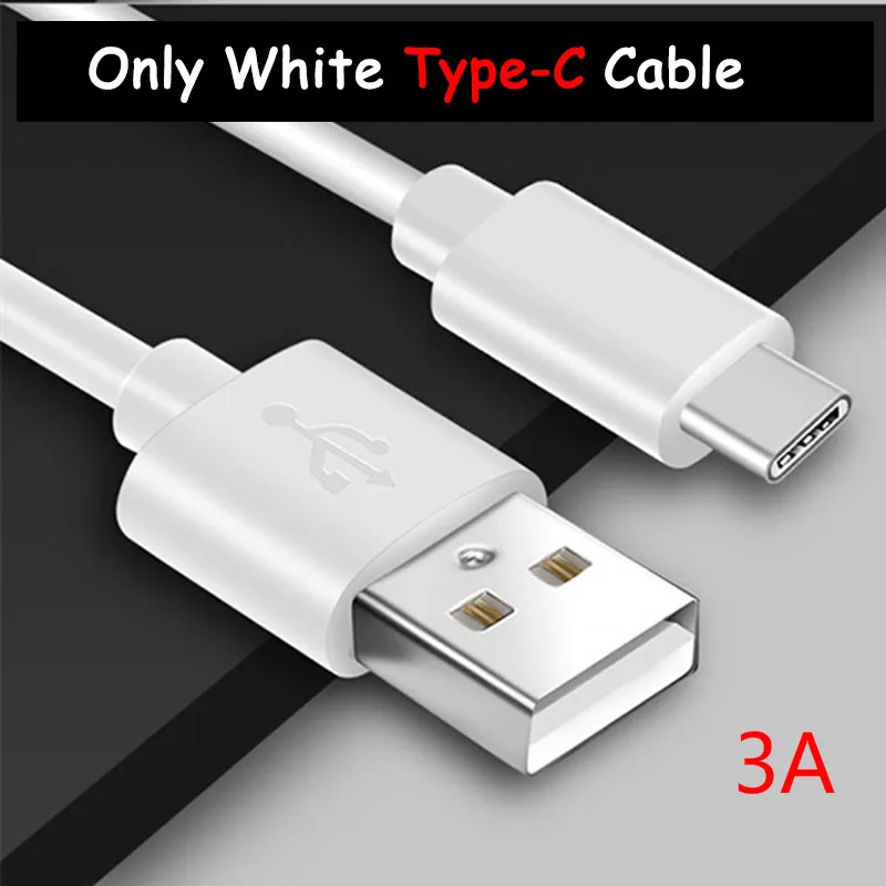 SuperCharge 5A 3A USB C зарядное устройство type C USB кабель 0,25 0,5 1,5 2 м Быстрая зарядка 3,0 быстрая зарядная лента C кабель для телефонов huawei - Цвет: 3A White Cable