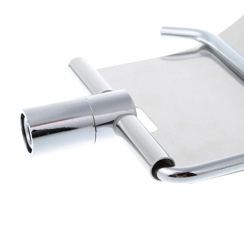 Bathroom Toilet Roll Paper Holder Vacuum Suction Cup Stainless Steel Wall Mount