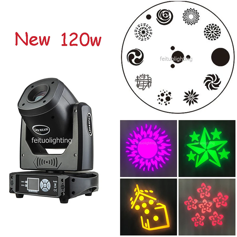 2 шт./лот American DJ Adj Focus Spot led движущаяся головка 120 Вт dj gobo LED movinghead 3 prism|Эффект