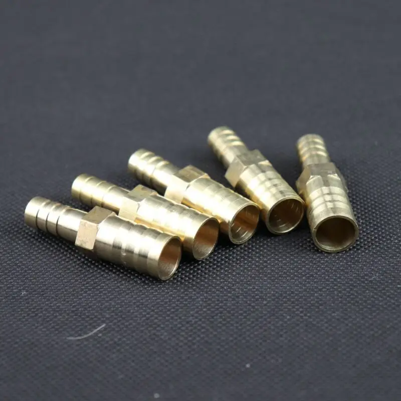 5/1" до 1/2" шланг Барб Mender Splicer латунный фитинг воздушный газовый редуктор давления