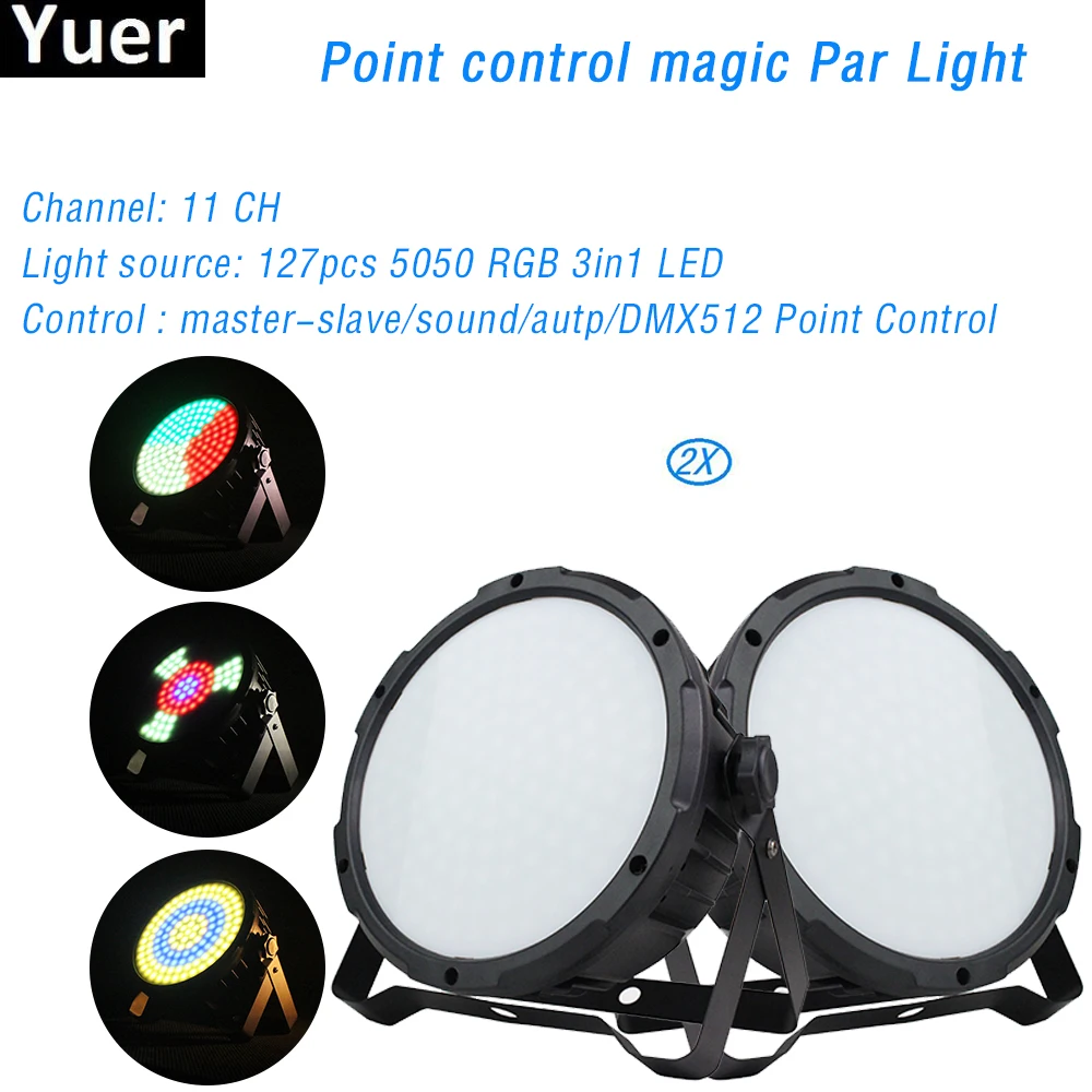 2 шт./лот SMD 5050 RGB 3 в 1 2020 x Вт мини точечный контроллер Par Светильник проектор