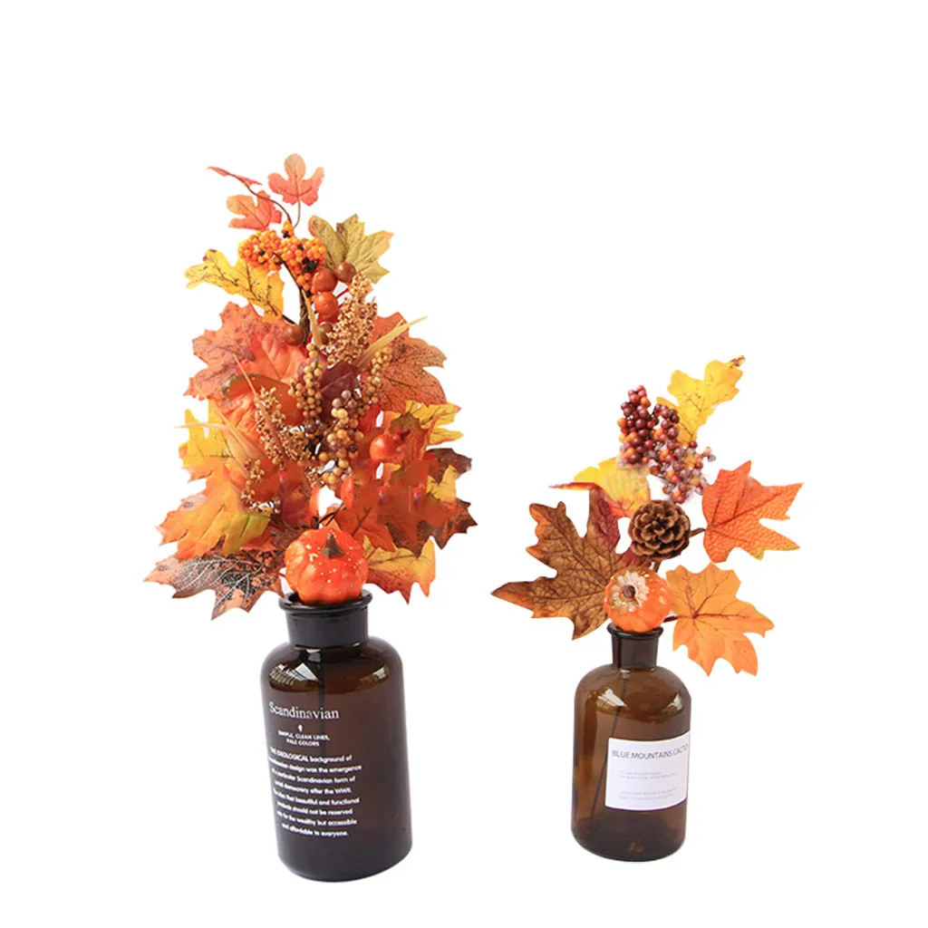 Halloween Artificial Plants Decoration Home Cutting Door Hanging Festival Rattan Desktop Ornament Party Room Simulation Decor