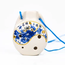 Flauta de Ocarina de cerámica para niños, instrumento Musical de 6 agujeros Alto C, Mini Flauta de Ocarina Legend, regalo para niños, envío directo