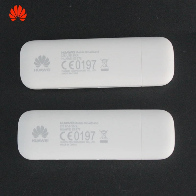 Разблокированный huawei E3372 E3372h-153 плюс пара антенны 4G LTE USB ключ 150 mbps-модем USB модем PK K5160