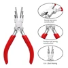 pandahall Carbon Steel 6-Step Multi-Size Wire Looping Forming Pliers Loop Size: 3mm/4mm/6mm/7mm/8.5mm/9.5mm ► Photo 2/6