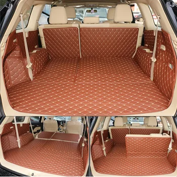 

Custom car trunk mats for Toyota Highlander 7 seats -2015 cargo liner boot carpets for Highlander styling