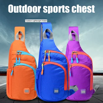 

Unisex Chest Bag Pack Waterproof Travel Sport Nylon Crossbody Shoulder Sling Bags Men Women ZJ55
