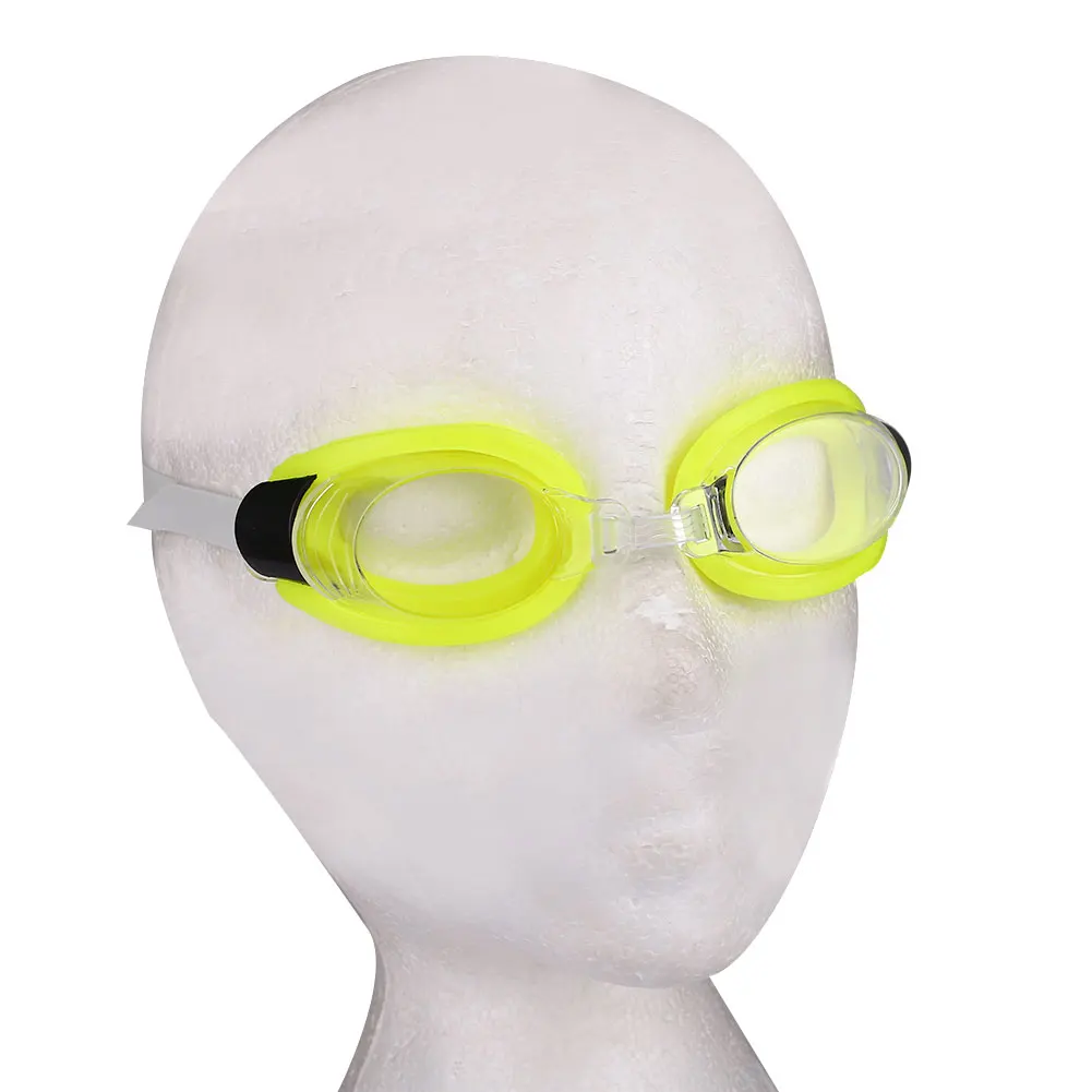 Fluorescent green Для мужчин и женщин, для взрослых, для плавания, комплект из трех предметов со спицами, комплект одежды, PC Goggle, Заушник, зажим для носа - Цвет: Fluorescent green