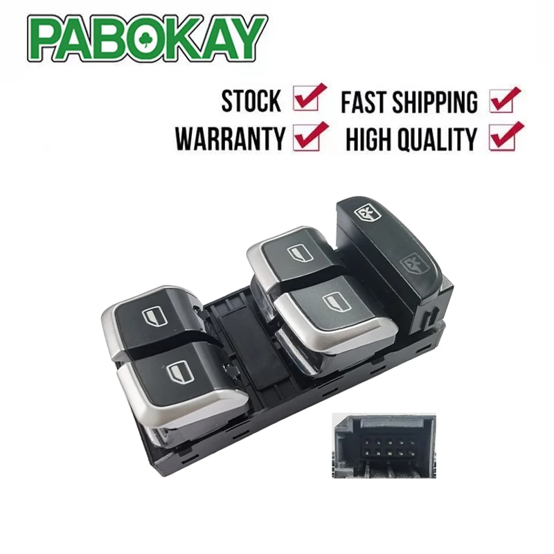 Новинка 8KD 959 851A 8KD959851A хромированные боковые электрические переключатели