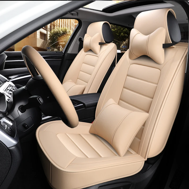 

Full Coverage Eco-leather auto seats covers PU Leather Car Seat Covers for Mini hatchback cabrio clubman coupe roadster countrym
