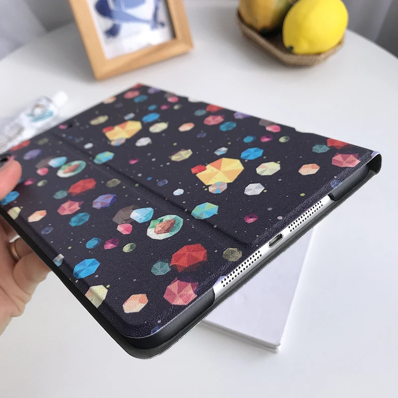 Автоматический будильник смарт-чехол с подставкой для Планшеты ipad Mini1 на возраст 2, 3, 4, 5, ipad air 2 3 pro 10,5 Мультфильм защитный чехол для ipad 2, 3, 4 18 9,7
