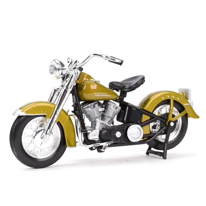 Maisto 1:18 Harley-Davidson 1953 74FL HYDRA Glide Die Cast Vehicles Collectible Hobbies Motorcycle Model Toys