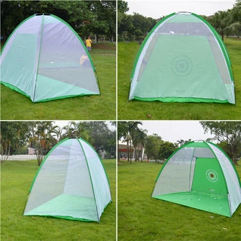 

Backyard Club Swing Training Aid Garden Sports Exercises Golf Practice Net Foldable Indoor Outdoor Portable With Hitting Mat