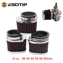 AIR-FILTER Scooter Motocross Kawasaki Yamaha Honda Suzuki 60mm 38 for 42-45 50-55 ZSDTRP