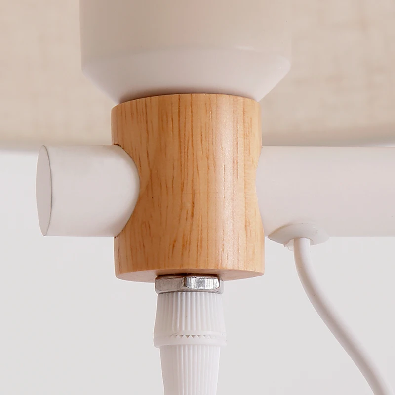Современный минималистичный деревянный Ins простая напольная лампа Life Fabric Shade креативный напольный светильник для гостиной