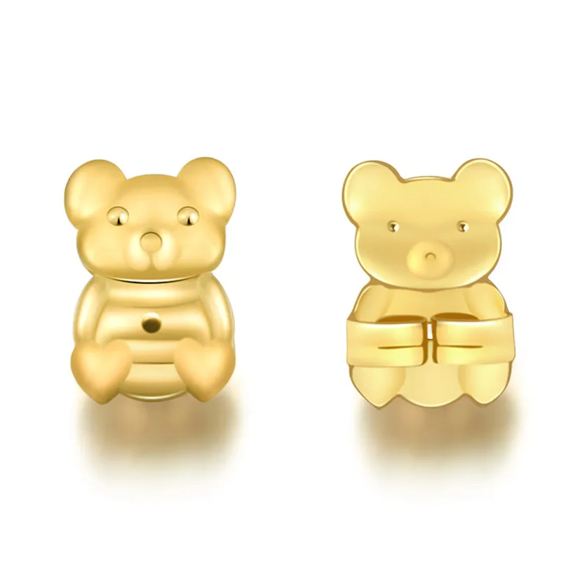 Ms Betti bear owl paw earring listers back set01