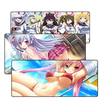 

Sexy Anime Girl 900*400*3MM Speed Big Lock Edge Mouse Pad Mat Washable Gaming Personality Mousepad For LOL CSGO Gamer