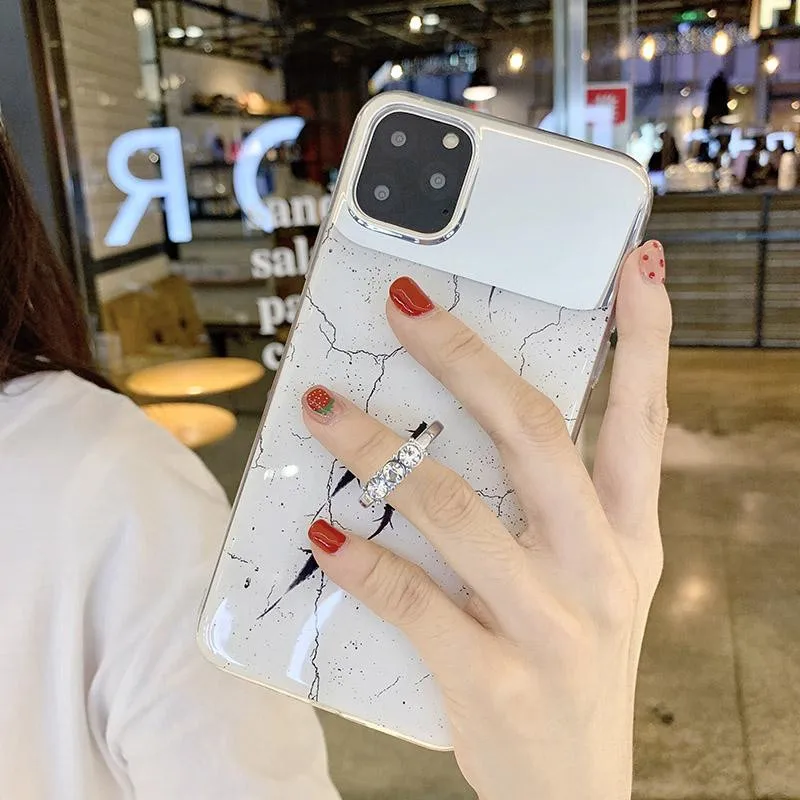 White Чехол для макияжа mi rror для Xiaomi mi CC9 Pro задняя крышка mi Note 10 Pro Capa Note10 Funda с держателем кольца 6,4" чехол для телефона - Цвет: White
