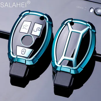 

New Soft TPU Car Smart Key Cover Case Shell For Mercedes Benz W203 W204 W212 C180 GLK300 CLS CLK CLA SLK C S E Class Accessories